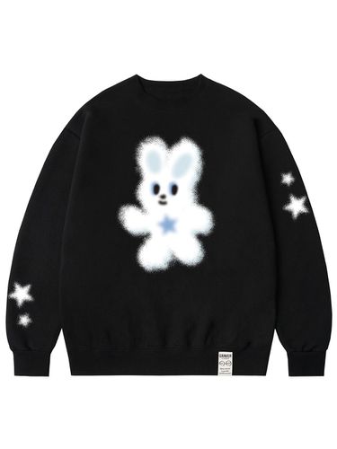 UNISEX] Multi BUNNYS Sweatshirt_Black - GRAVER - Modalova