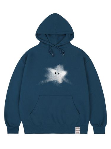 UNISEX] Blue star Hoodie_Blue Green - GRAVER - Modalova