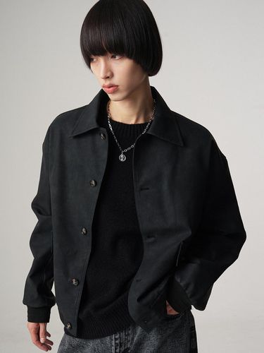 Suede Western Jacket BLACK - AVANDRESS - Modalova