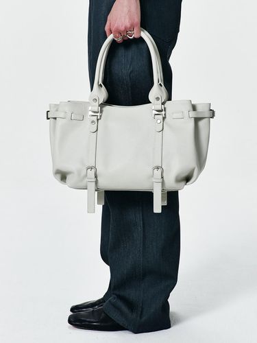 Ruskin tote bag_White grey - AHNI - Modalova