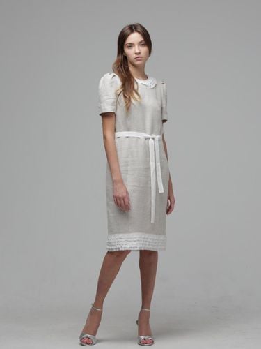 Linen tweed dress - Coett - Modalova