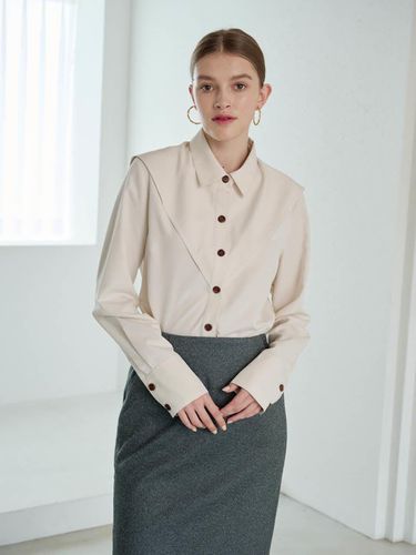 Wing Collar Shirt Wing Collar Shirt_CREAM - Coett - Modalova