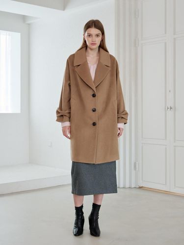 Wool ribbon cuff coat Wool Ribbon Cuff Coat_CAMEL - Coett - Modalova