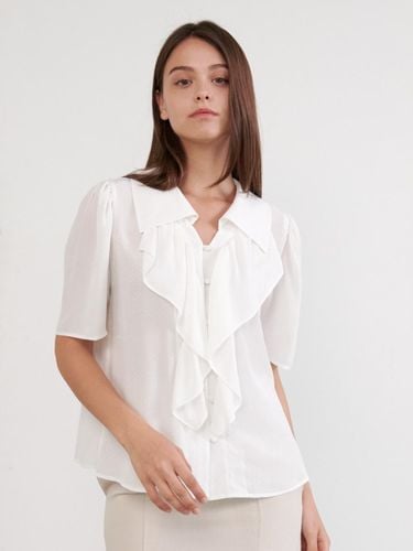 Collar Ruffle Blouse_White - Coett - Modalova