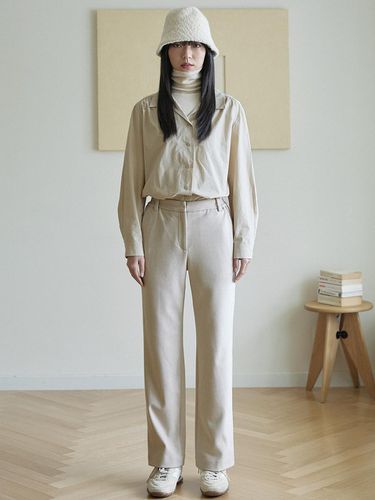 Heavy Napping Straight Pants () - MaLoupe - Modalova