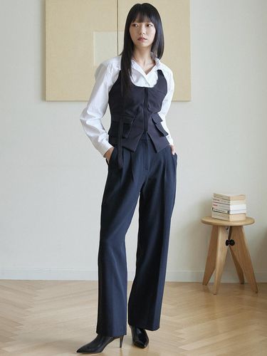 Napping stretch wide pants () - MaLoupe - Modalova