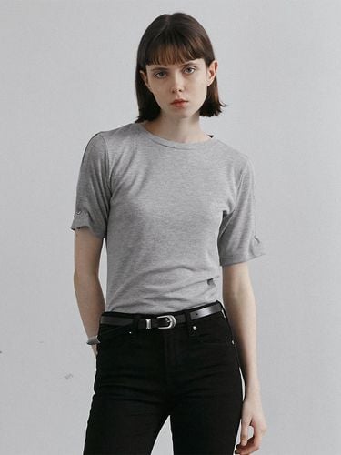 Button sleeve top (Melange gray) - MAROYH - Modalova