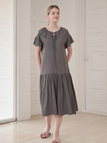 Linen shirring long dress chakol - Coett - Modalova