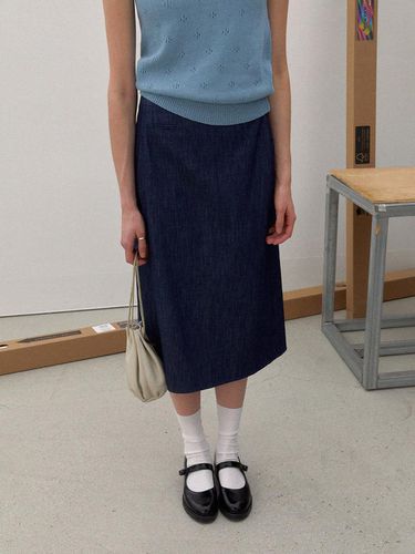 Needle denim skirt - BRENDABRENDEN SEOUL - Modalova