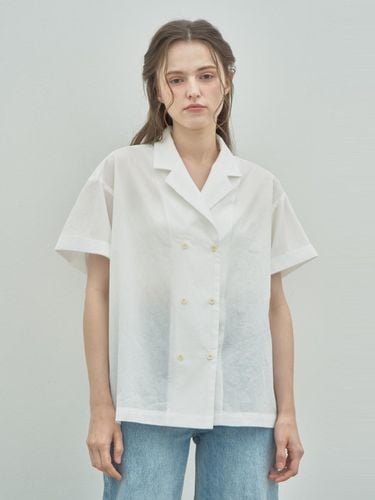 Double button shirts_white - sunmul - Modalova