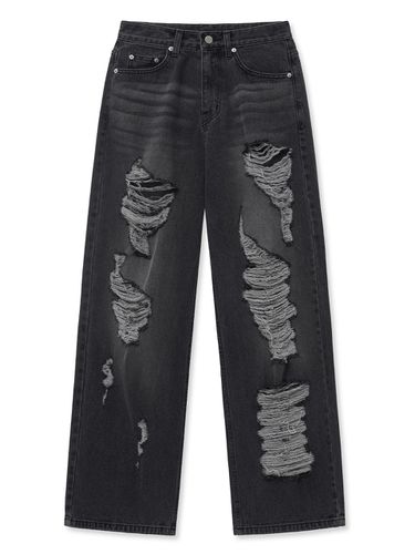 Dg denim pants (black) - MIDNIGHT MOVE - Modalova