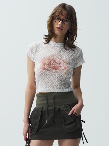 Lace rose t (white) - MIDNIGHT MOVE - Modalova