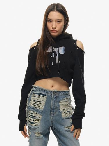 Ribbon hood (black) - MIDNIGHT MOVE - Modalova