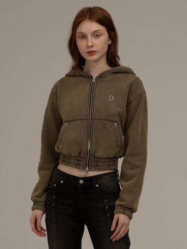 Rivet zip up (khaki) - MIDNIGHT MOVE - Modalova