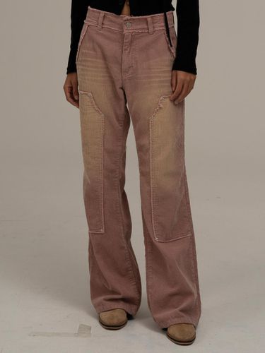 Corduroy pants (pink) - MIDNIGHT MOVE - Modalova