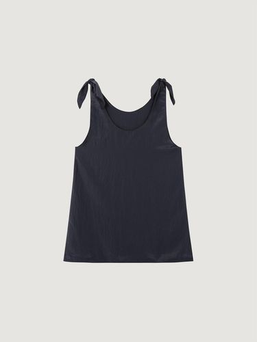 Wrinkle sleeveless top (Charcoal) - MAROYH - Modalova