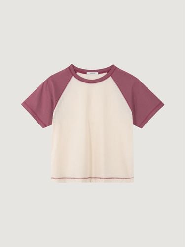 Mix crop t - shirt (Grape) - MAROYH - Modalova