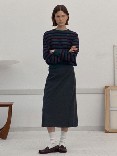 Wool midi skirt - BRENDABRENDEN SEOUL - Modalova