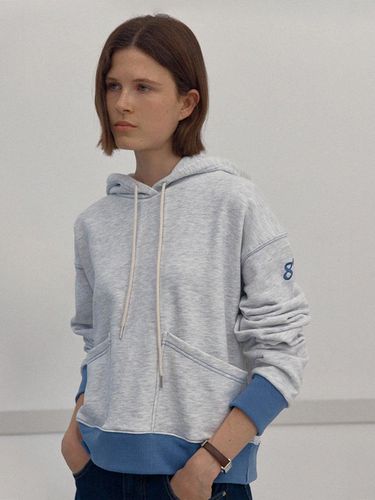 Numero hoodie - blue - BRENDABRENDEN SEOUL - Modalova