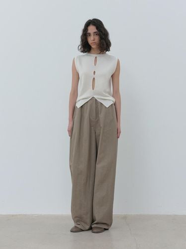 Wide round pants (mud khaki) - MOIA - Modalova