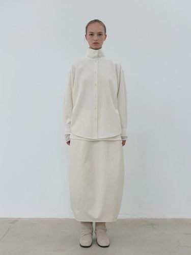 Highneck shirt (ivory) - MOIA - Modalova