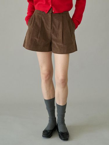 Corduroy short pants_brown - sunmul - Modalova