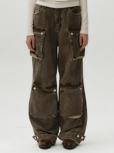 Cargo pants (brown) - MIDNIGHT MOVE - Modalova