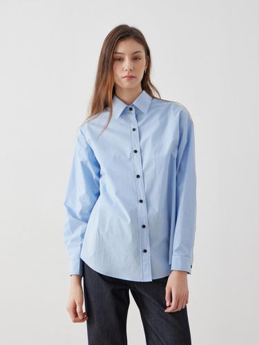 Button Basic Oxford Shirt - Sky Blue - LESEIZIEME - Modalova