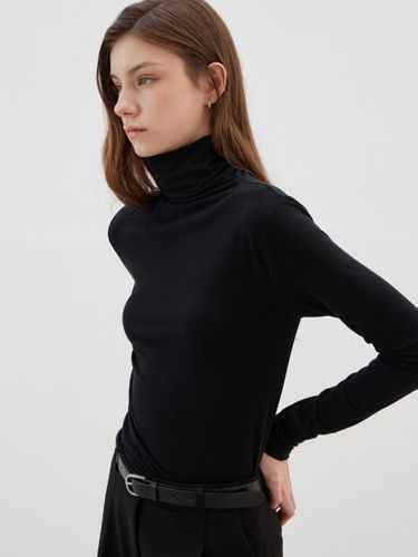 Soft turtleneck turtleneck T-shirt - 3COLOR - LESEIZIEME - Modalova