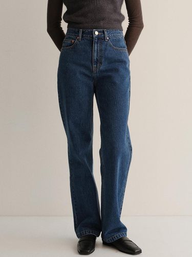 Relaxed straight jeans (classic blue) - blank03 - Modalova