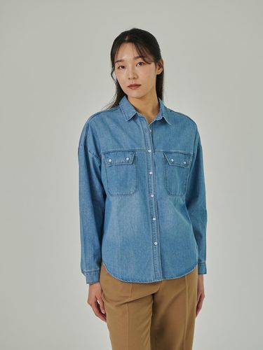 A denim pocket shirt - Coett - Modalova