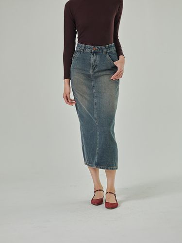 Denim long skirt - Coett - Modalova