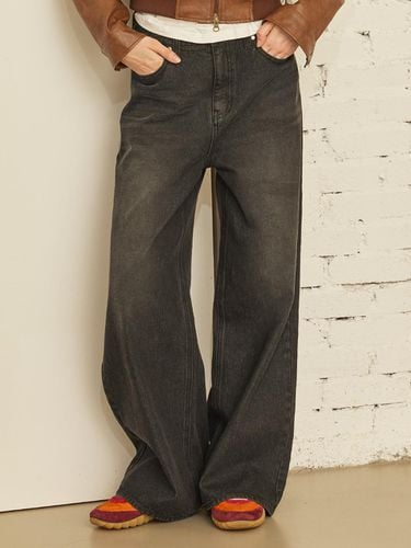 W) WORLDWIDE FIT Denim Pants Grey - Wrangler - Modalova