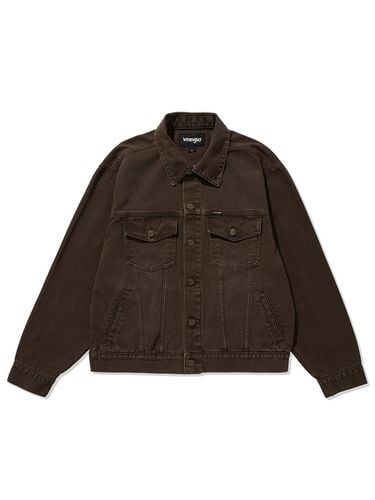 Washed Denim Jacket Brown - Wrangler - Modalova