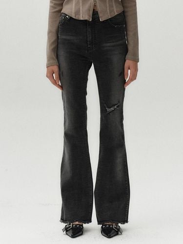 Ws boots cut pants (black) - MIDNIGHT MOVE - Modalova