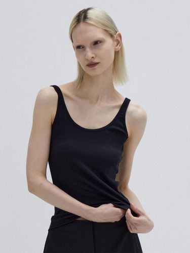 Cotton ribbed sleeveless (black) - MAROYH - Modalova