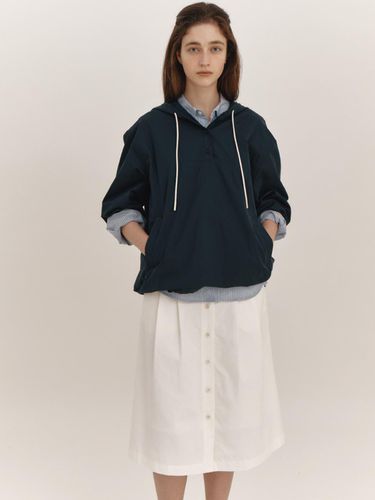 Cotton Hood Anorak (Navy) - THE RYE - Modalova