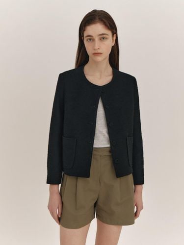 Classic Tweed Jacket (Black) - THE RYE - Modalova