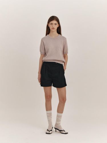 Basic Cotton Shorts (Black) - THE RYE - Modalova