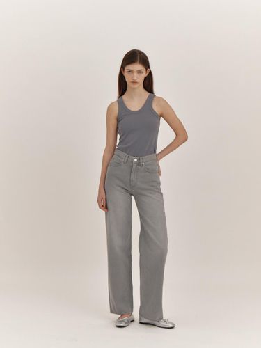 Grey Wide Denim - THE RYE - Modalova