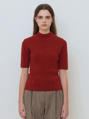 Wool cashmere mock neck knit 2colors (AESW4C412) - a.t.corner - Modalova