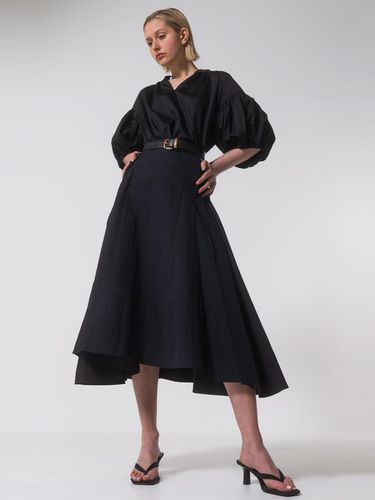 BLACK VOLUME SKIRT - Emin & Paul - Modalova