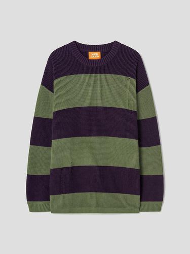 Rugby Stripe Crew Neck Sweater (MS4951A42S) - SAND SOUND - Modalova