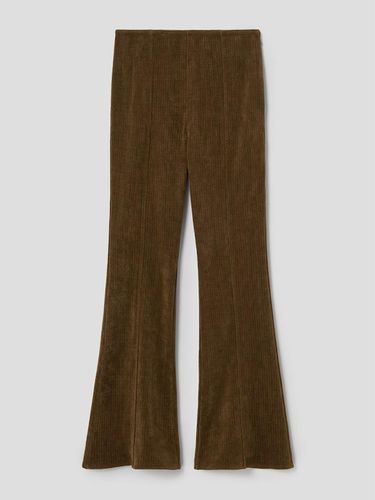 Corduroy Slim Bootcut Pants Yellowish Brown (MS492 - SAND SOUND - Modalova