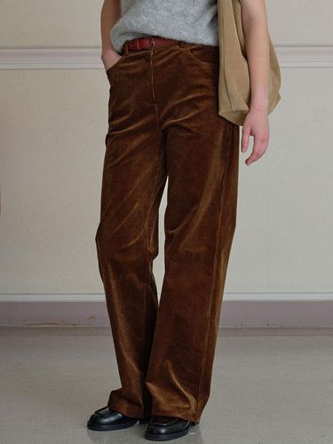 Corduroy Pants (Brown) - THE RYE - Modalova