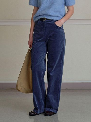 Corduroy Pants (Blue) - THE RYE - Modalova