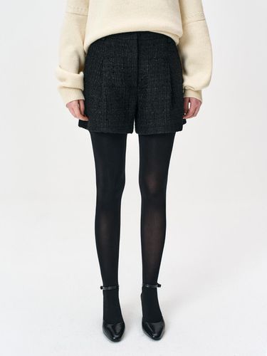 Tweed Tailored Shorts (black) - RIDIFI - Modalova