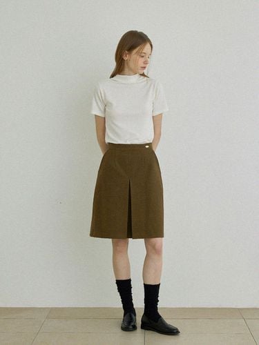 Piore midi skirt (Brown) - AS IF - Modalova