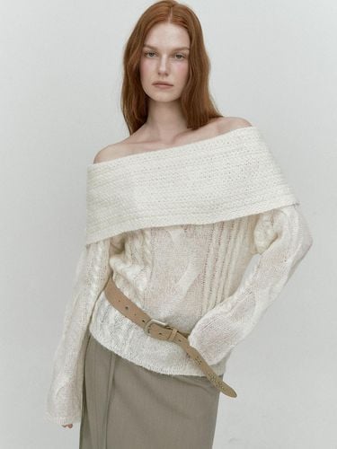 ALPACA TWIST OFF SHOULDER KNIT () - ASURA - Modalova