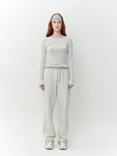 AS BASIC SWEATPANTS (OATMEAL) - ASURA - Modalova